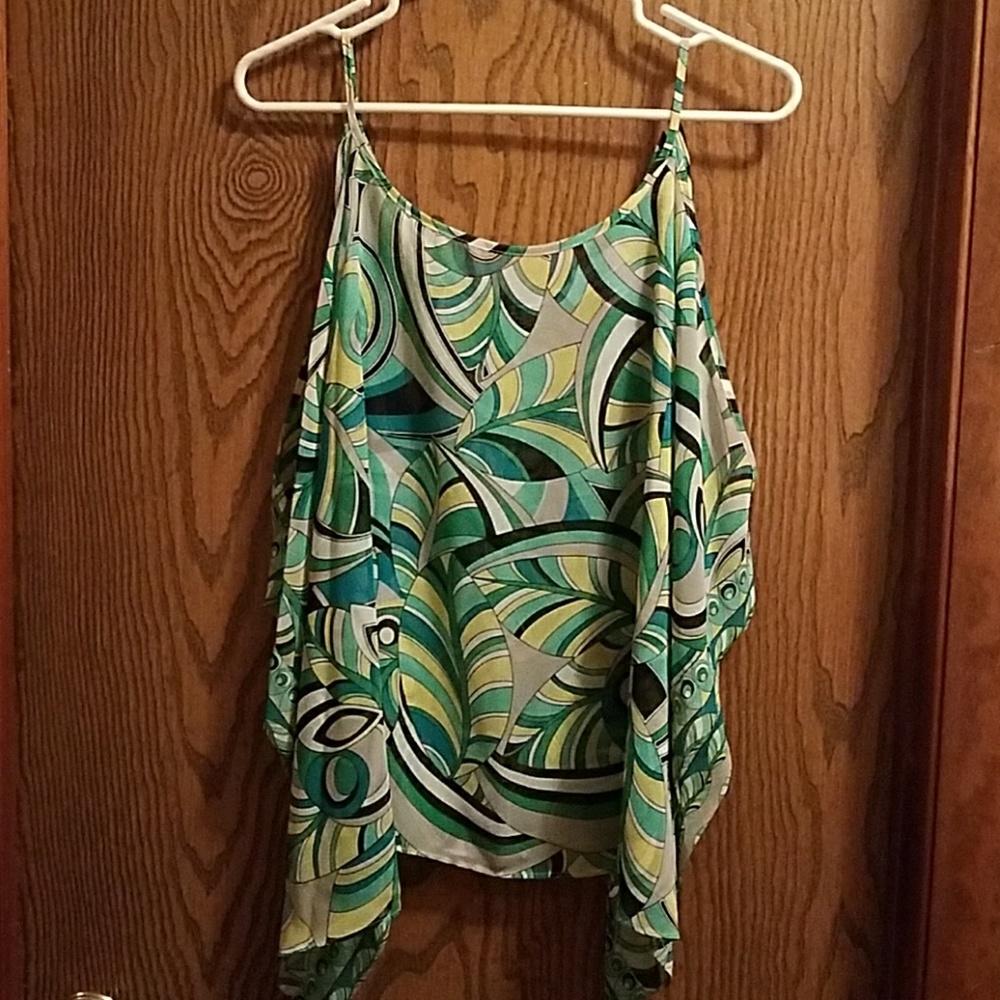 Open shoulder blouse